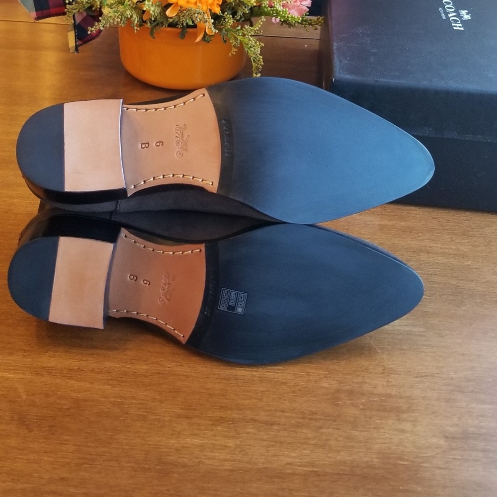Coach Suffolk calf Suede ankle boots in mink - Picture 7 of 8